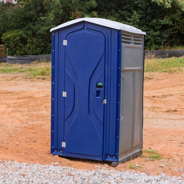 for a -person or less event, one unit of short-term porta potty rentals should be sufficient